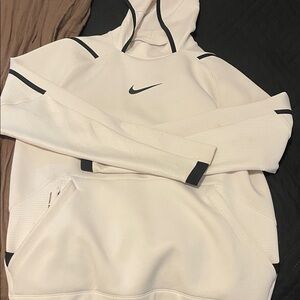 Nike White and Black Hoodie